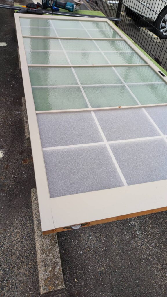 小倉北区 室内障子 ガラス交換 修理後