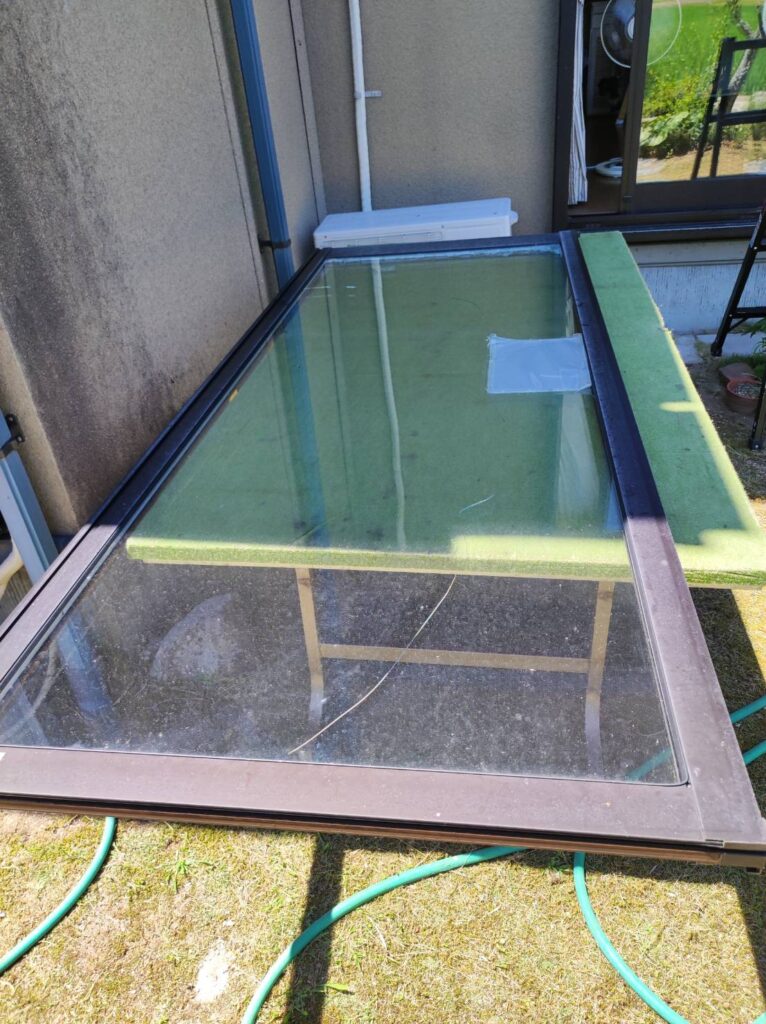 小倉北区 ペアガラス交換 修理前