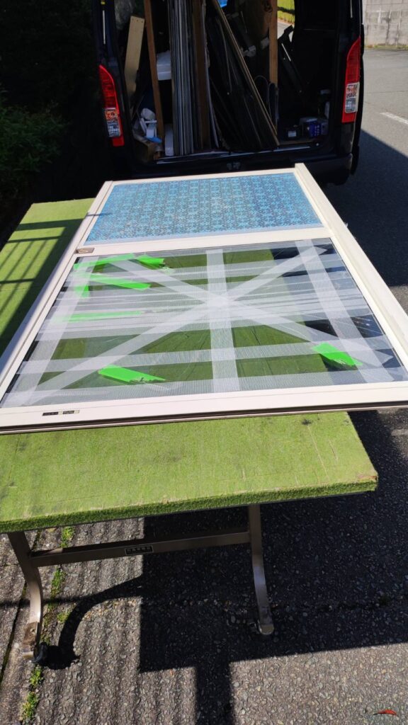 門司区 ペアガラス交換 施工前